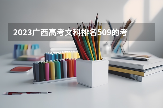 2023广西高考文科排名509的考生报什么大学好 往年录取分数线