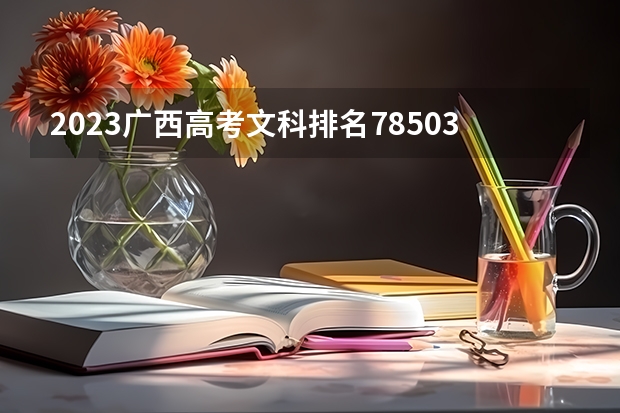 2023广西高考文科排名78503的考生报什么大学好 往年录取分数线