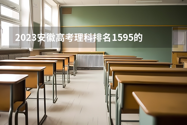 2023安徽高考理科排名1595的考生报什么大学好 往年录取分数线