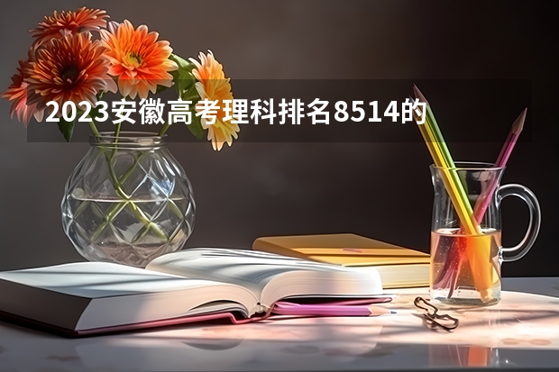 2023安徽高考理科排名8514的考生报什么大学好 往年录取分数线