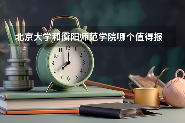 北京大学和衡阳师范学院哪个值得报