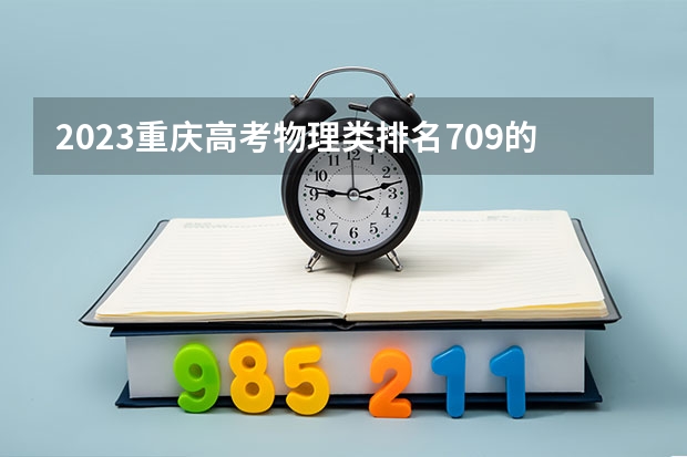 2023重庆高考物理类排名709的考生报什么大学好 往年录取分数线