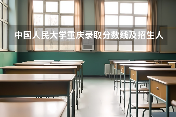 中国人民大学重庆录取分数线及招生人数