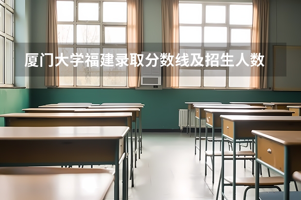 厦门大学福建录取分数线及招生人数