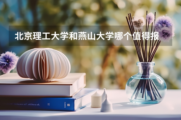 北京理工大学和燕山大学哪个值得报