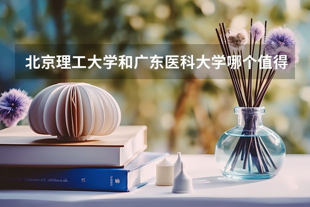 北京理工大学和广东医科大学哪个值得报