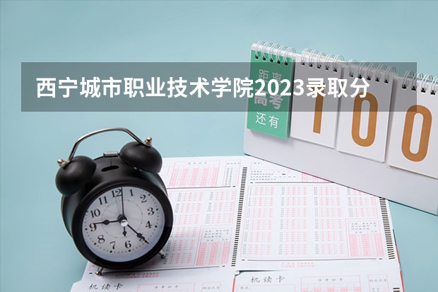 西宁城市职业技术学院2023录取分数线（西宁城市职业技术学院多少分能上）