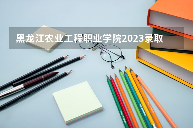 黑龙江农业工程职业学院2023录取分数线（黑龙江农业工程职业学院多少分能上）