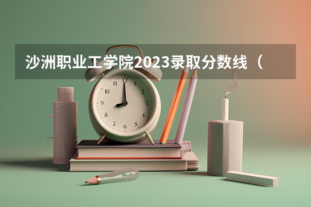 沙洲职业工学院2023录取分数线（沙洲职业工学院多少分能上）