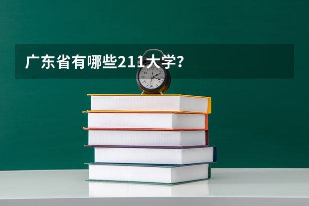 广东省有哪些211大学？