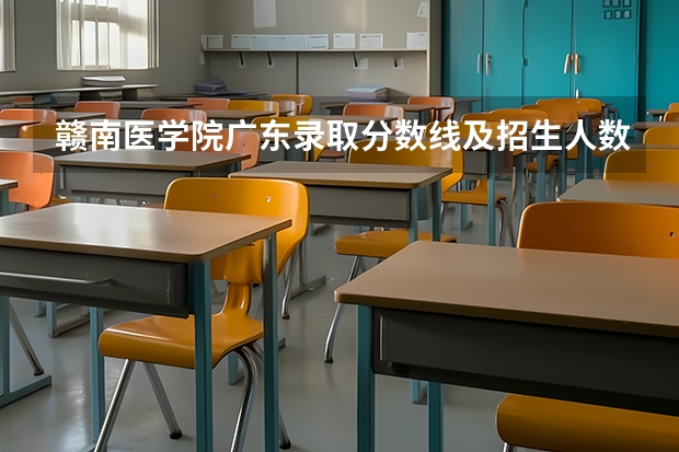 赣南医学院广东录取分数线及招生人数