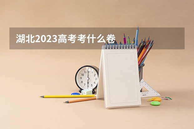 湖北2023高考考什么卷