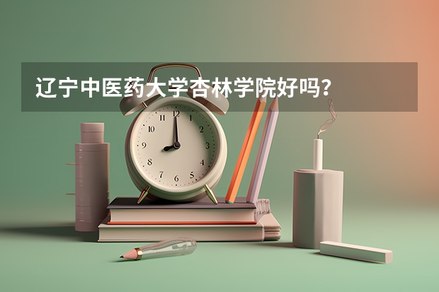 辽宁中医药大学杏林学院好吗？