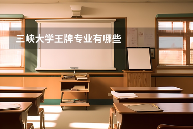 三峡大学王牌专业有哪些