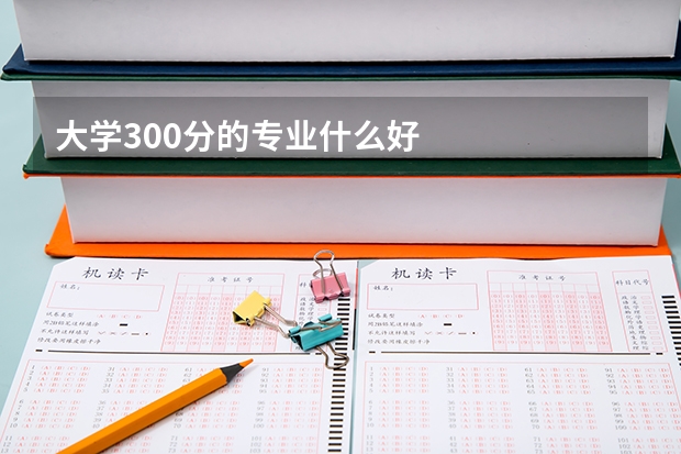 大学300分的专业什么好