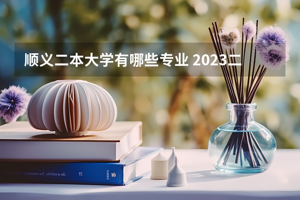 顺义二本大学有哪些专业 2023二本学校什么专业好就业 有哪些热门专业